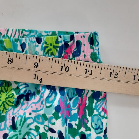 Lilly Pulitzer Girls Mini Sammy Pajama Set Multi Dive Bar Girls 12 Ocean Floral - Picture 12 of 15